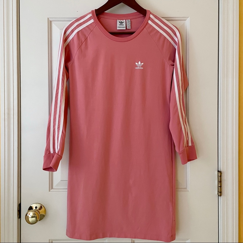 Adidas Pink Shirt Dress